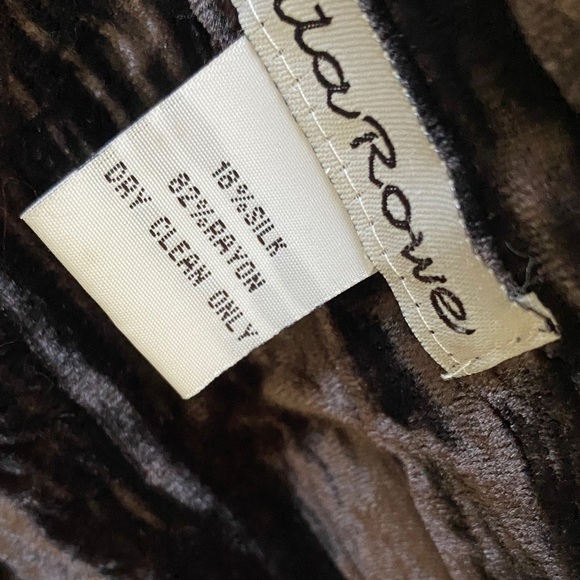 Laila Rowe Brown beaded scarf, silk blend, soft & gorgeous - Picture 4 of 6